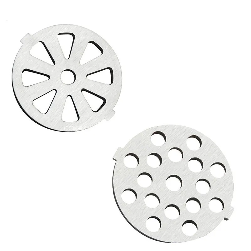 

2pcs SET Meat Grinder Parts For Panasonic (57.6mm) Diameter Stainless Steel Acesorios Para Amoladora (4mm) Thick High Quality