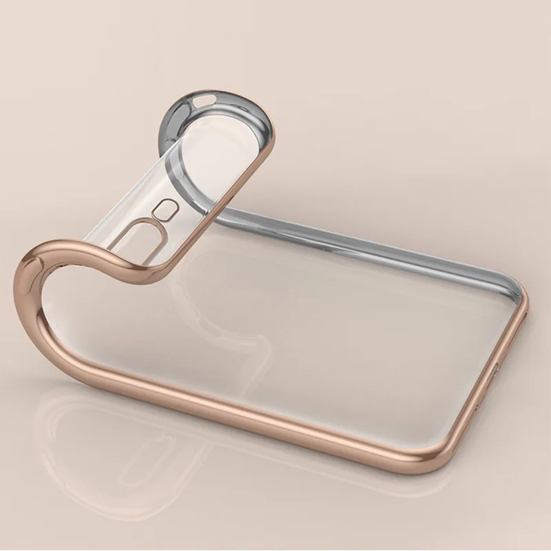 Роскошный обшивка прозрачный мягкий кремний чехол для телефона для iPhone 6 s 6S 7 7S iPhone 8 Plus X 10 11 Pro XR XS Max 5 5S 5SE Тонкий чехол