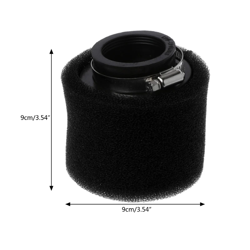 

Motorcycle Double Sponge Air Filter Cleaner Straight Neck 35/38/40/42/45/48mm 6XDB