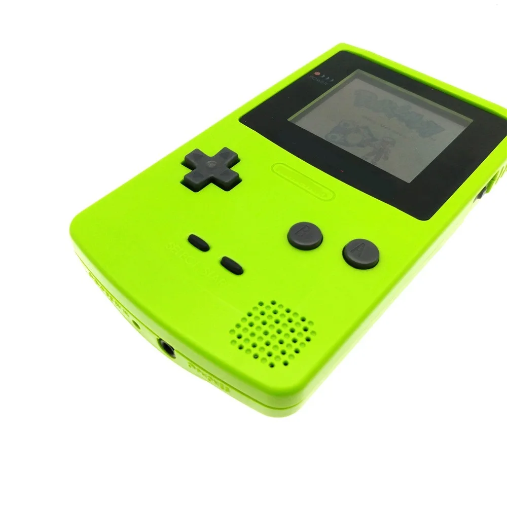 Apple Green Восстановленный для GameBoy цветной консоли GBC игровой и карты | Электроника