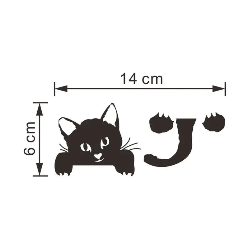 

1PC Cute New Cat Wall Stickers Light Switch Decor Decals Art Mural Baby Nursery Room Sticker PVC Wallpaper For Living Room
