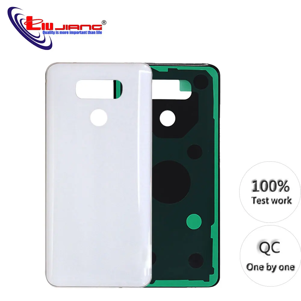 Оригинальное качество чехол для аккумулятора LG G6 Задняя стеклянная крышка H870 H871