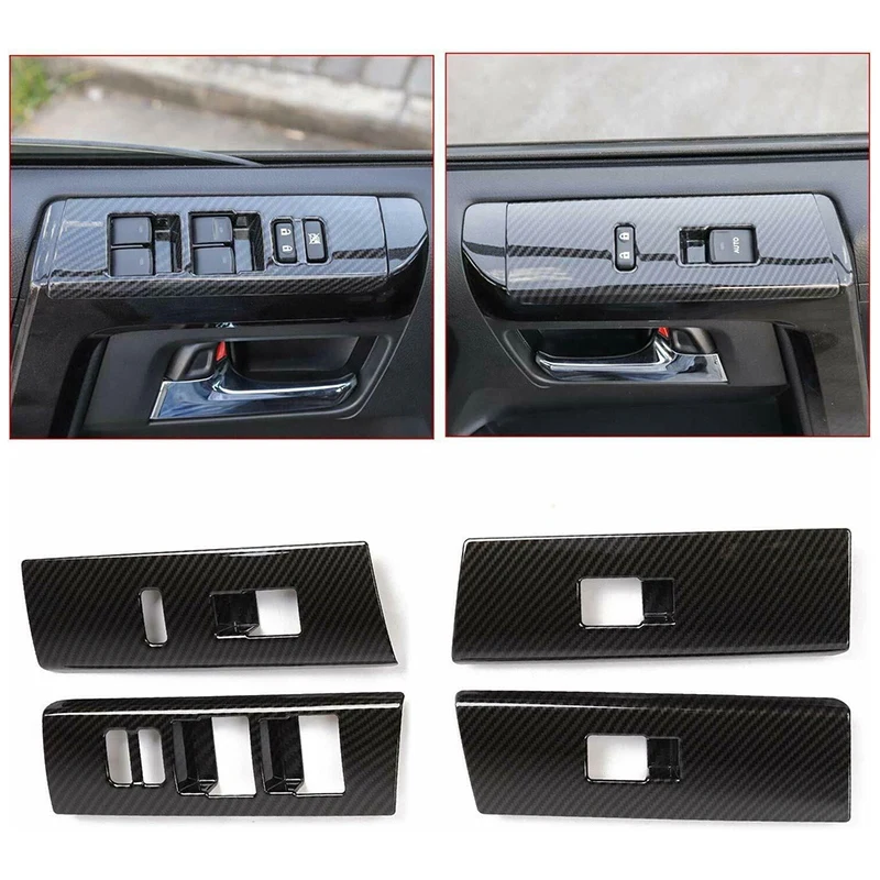 Оконный подъемный переключатель украшения Накладка для Toyota 4runner внедорожник