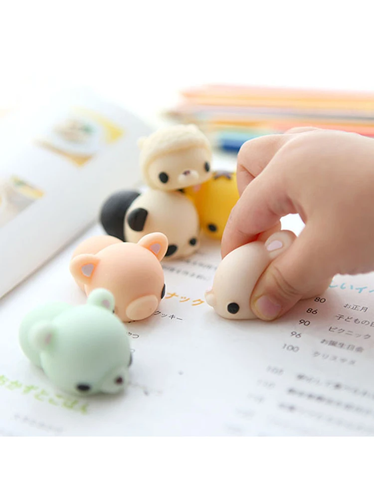 

50 Pcs Funny Kawaii Anti-stress Squishy Toys Squeeze Rising Squishes Animals Stress Reliever Gifts Gag Novelty Toys For Children