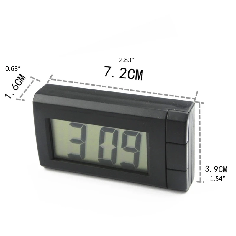 Автомобильные цифровые часы мини-часы для авто автомобильные с датой месяца