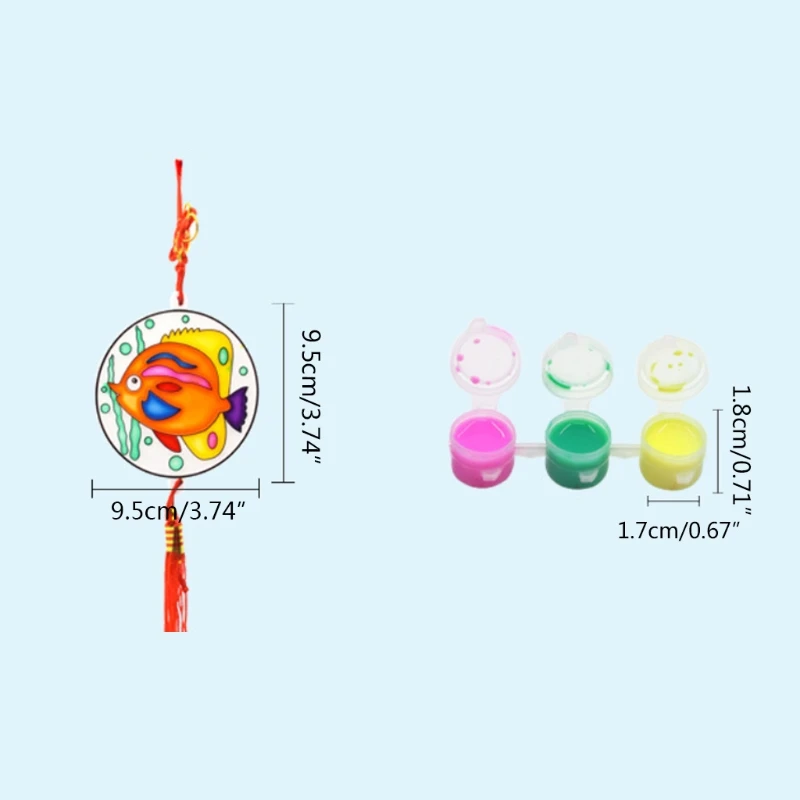 

T8ND 1Set Super Suncatchers Set Art Learning Props Drawing Painting Kit Toy for Kids