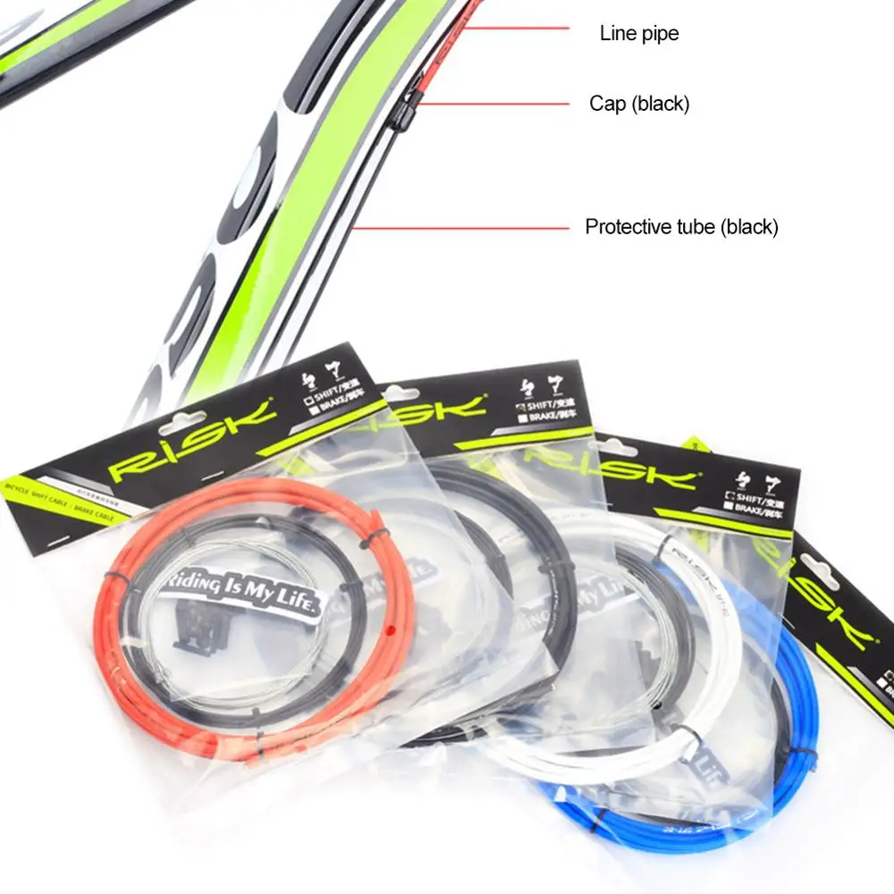 

MTB Mountain Road Bike Bicycle Brake Cable Shift Cable Tube 4mm/5mm Bike Shifter Brake Cable Line Bike Shifters