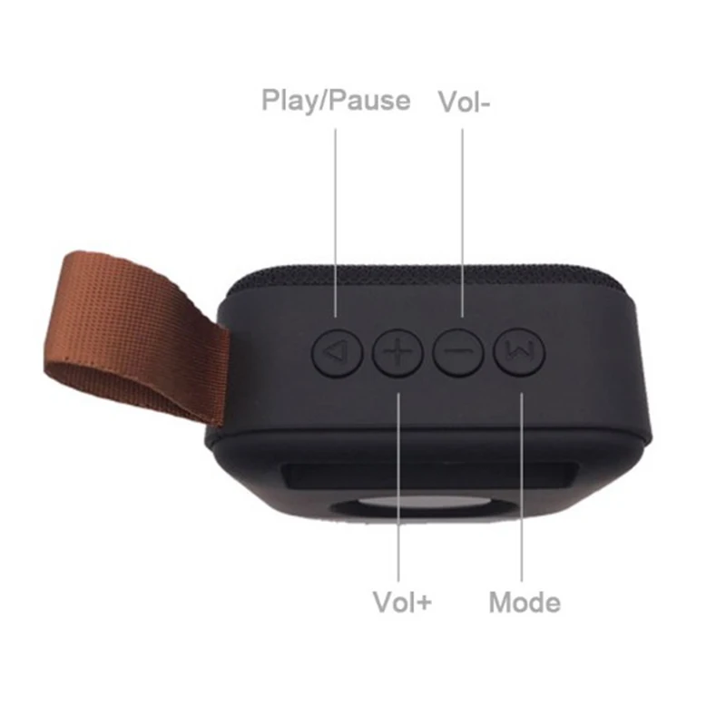 Bluetooth-Колонка T5 плетеная Беспроводная портативная с поддержкой U-диска Tf-карты и