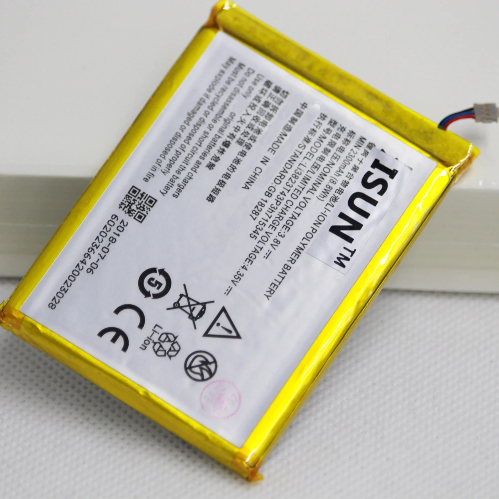 Аккумулятор ISUNOO LI3823T43P3H715345 LI3820T43P3H715345 для ZTE Grand S Flex MF910 MF910S MF910L MF920 MF920S Bateria |