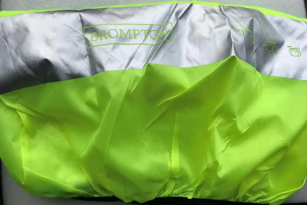 Дождевик для велосипедного руля Передняя Труба Корзина S-bag многофункциональная сумка через плечо - Цвет: yellow green