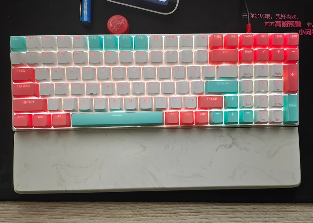 Natural Quartz Wrist Rest Pad For Mechancial Keyboard 60 68 87 96 104 980 Capacitance Customize Hand Tray | Компьютеры и офис