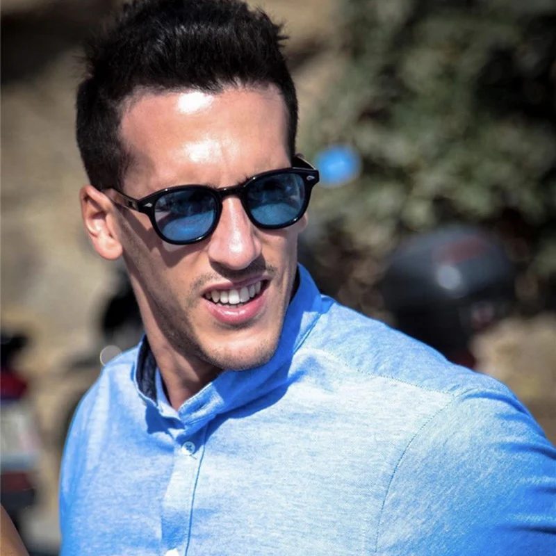 Солнцезащитные очки мужские с поляризацией ацетатной оправой | Аксессуары для