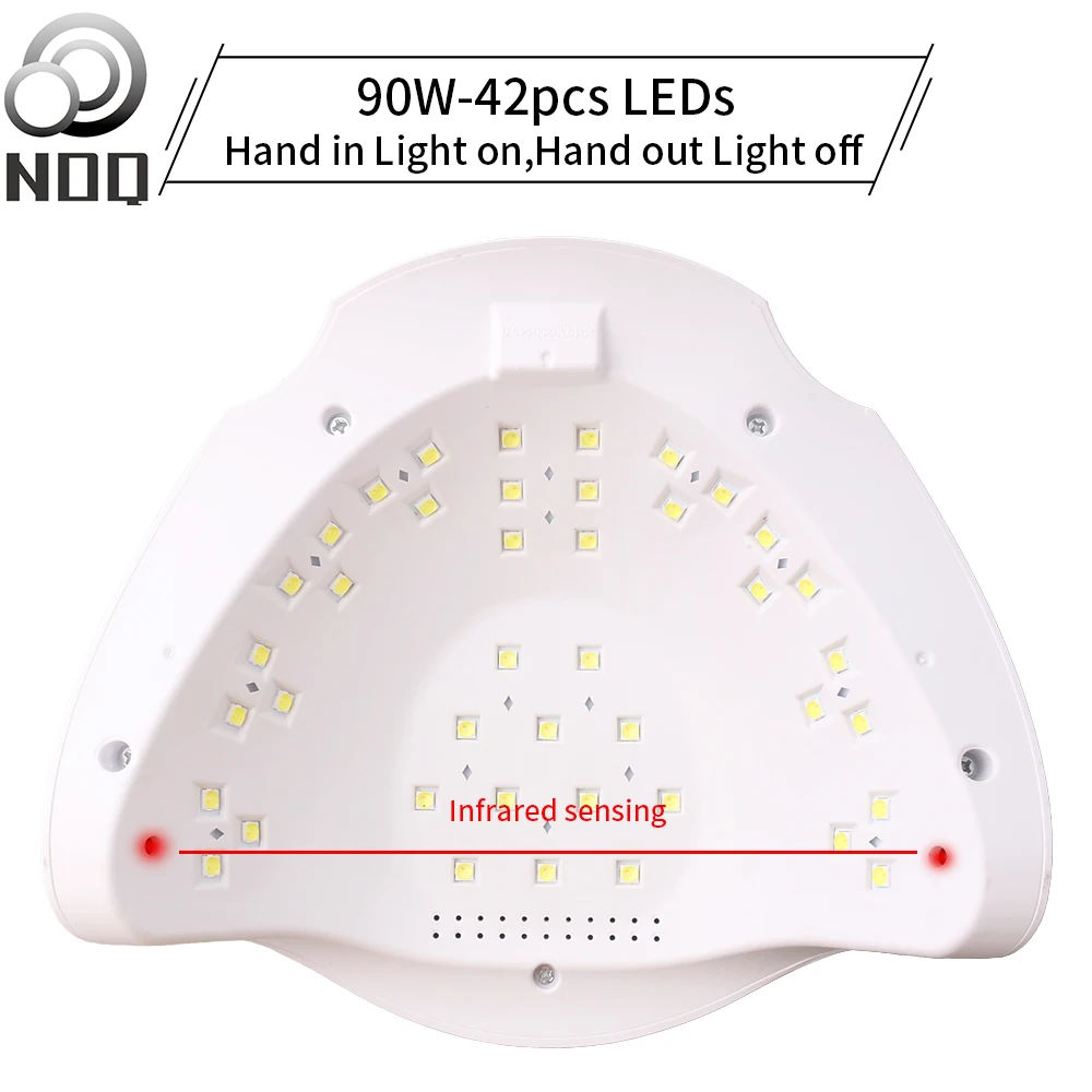 Лампа NOQ SUN X7 Plus уф/LED профессиональная для маникюра сушилка с 42 светодиодами