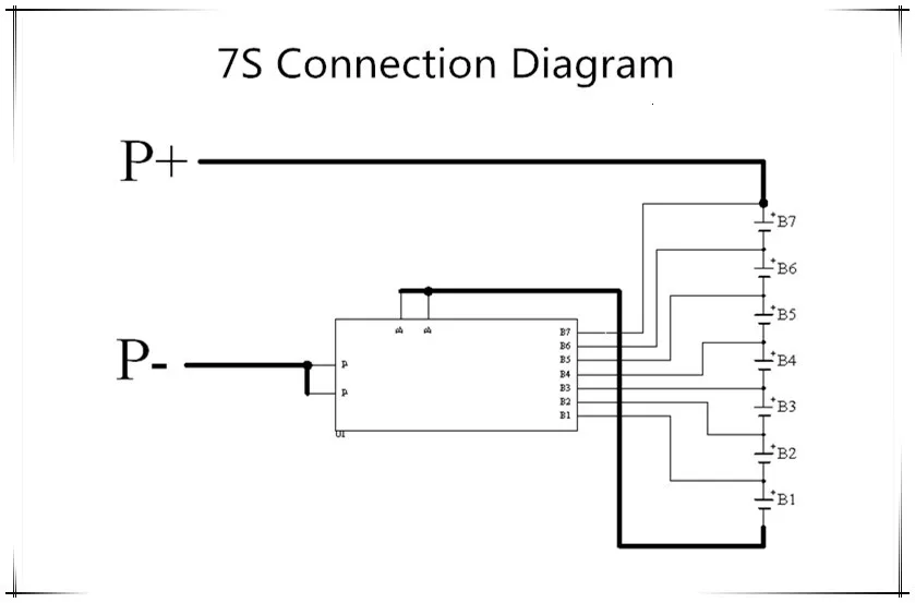 6S 30A/7S 30A/6S 50A/7S 50A BMS плата с NTC Для 3,7 в Ternary литиевая батарея Защитная плата/BMS 7 S/BMS 6S плата