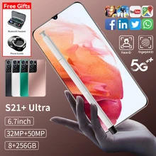 Galax teléfono inteligente S21 Ultra 5G versión Global, 16 + 512GB, Android 11,0, Batería grande de 6800mAh, 32 + 50MP, Qualcomm 888, identificación facial (3)