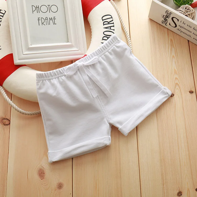 Pantalones cortos transpirables absorbentes para ni&ntilde;os y ni&ntilde;as, Shorts informales, Color caramelo, verano, 2020-5