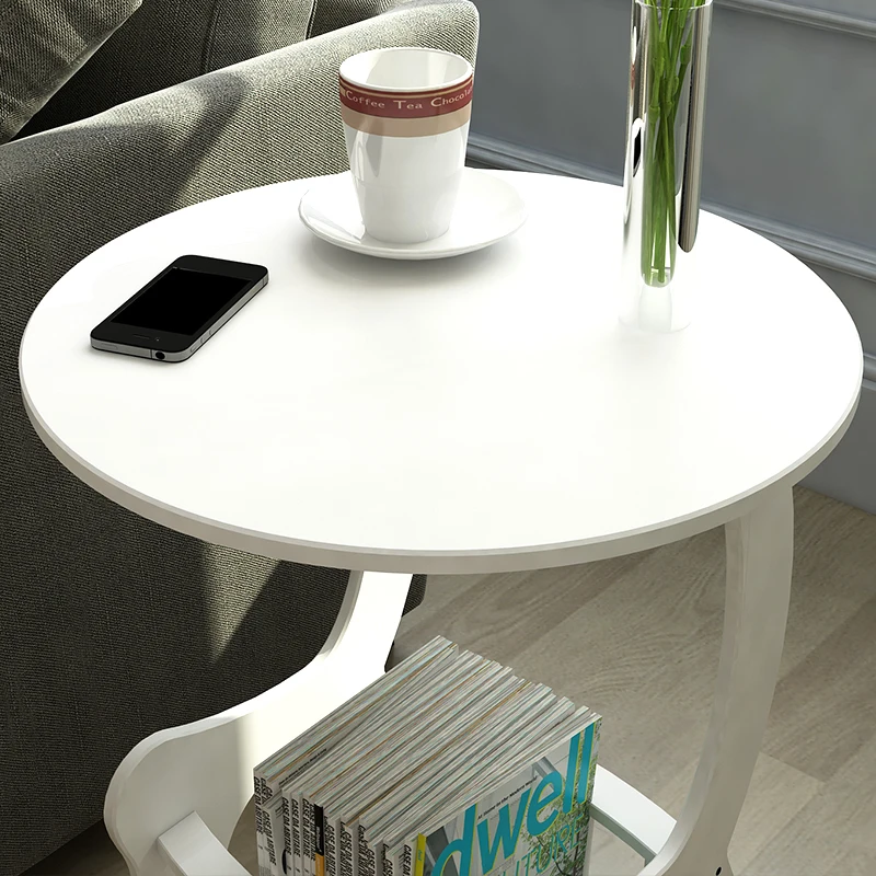

Modern minimalist side table small coffee simple living room round sidesmall