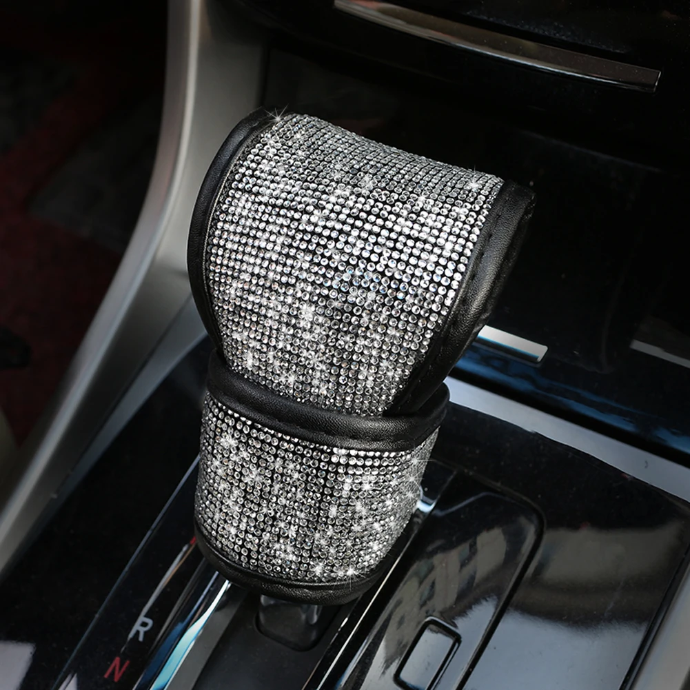 3 предмета в комплекте украшенные сверкающим бриллиантом стайлинга автомобилей