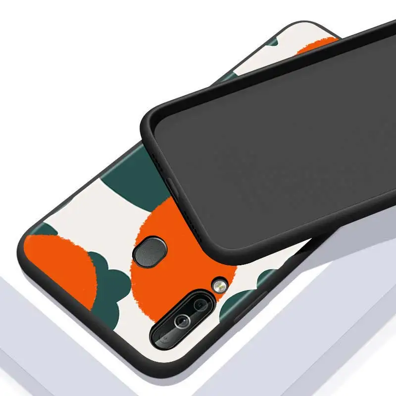

Retro Orange Pattern for Huawei P10 P20 Pro P30 P40 Y5 Y6 Y7 Y9 2019 Nova 7i 5T 5i 5 4e 4 3i 3e 3 Bright Black Phone Case