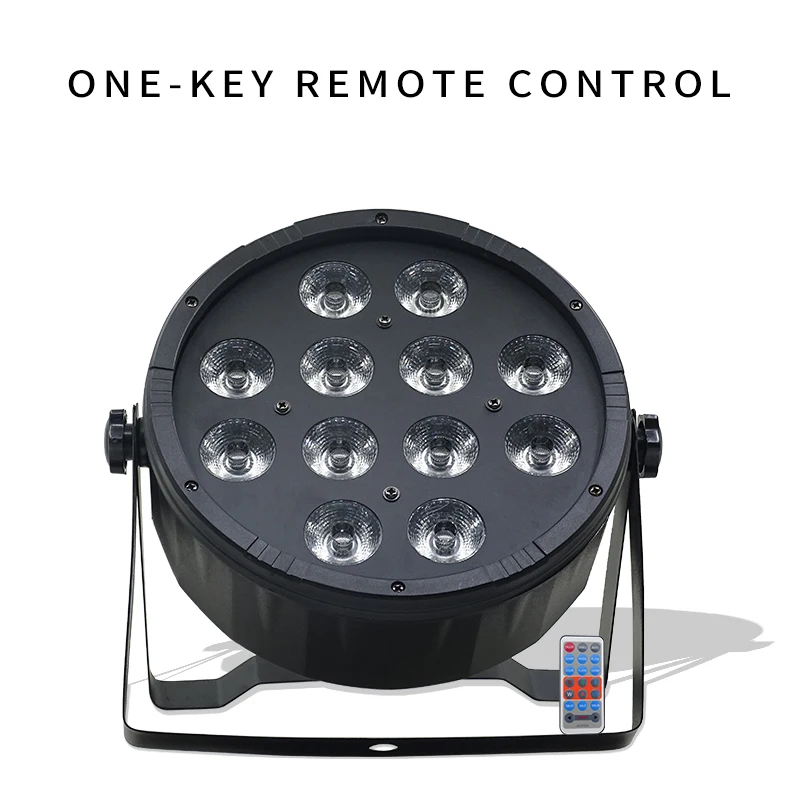 2pcs/lots 12x12W led Par lights RGBW 4in1 12*12w ABS material flat par dmx512 disco professional stage dj equipment | Освещение