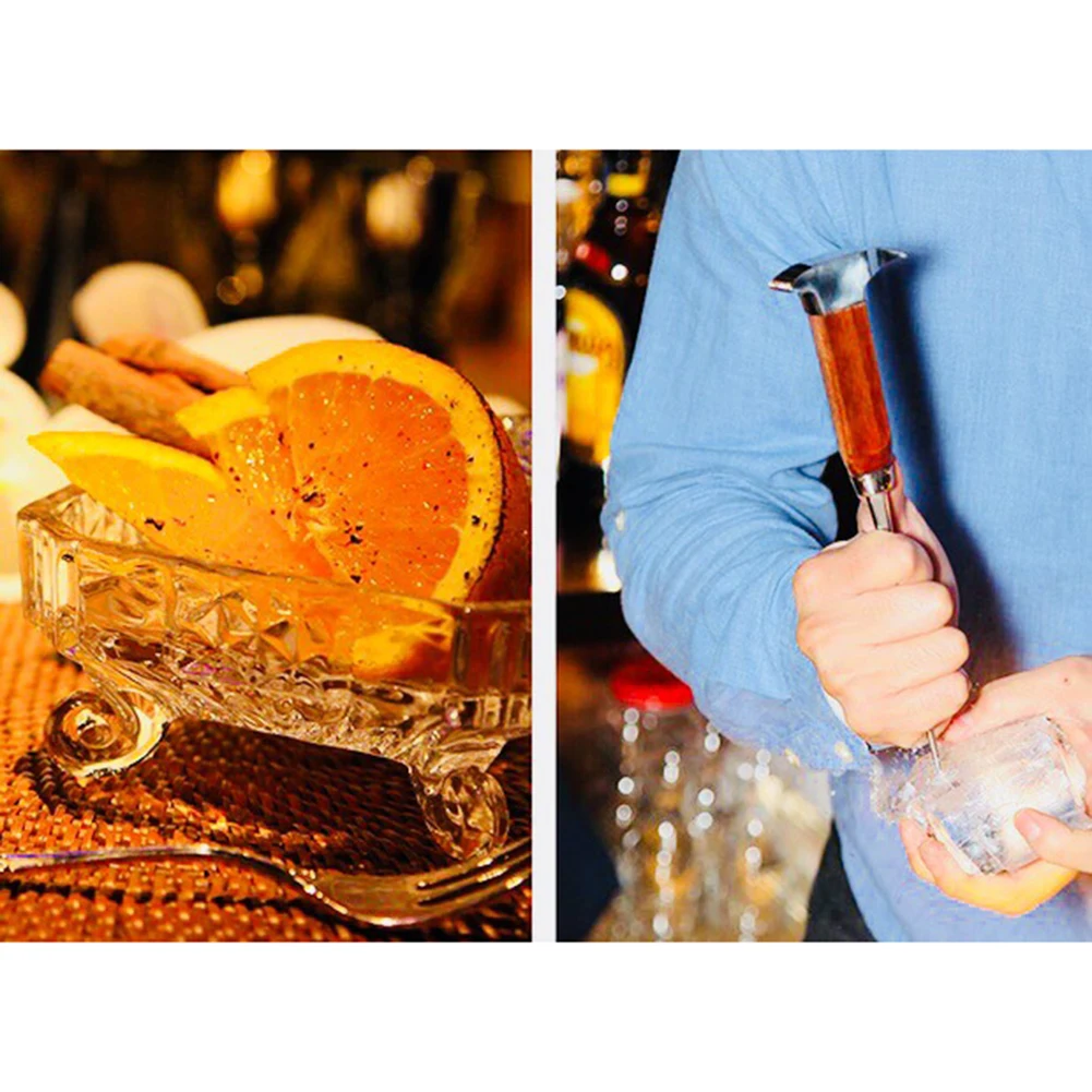 Refined Steel Ice Pick Punch Crusher Icing Breaker Wooden Handle Kitchen Tool | Дом и сад