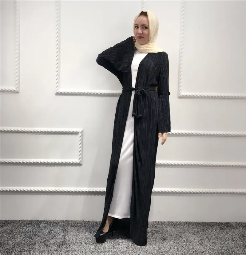 

Однотонная открытая абайя, кимоно, раньше, мусульманская абайя, 2021 Дубай, мусульманские женские длинные платья, мусульманская абайя LSM161