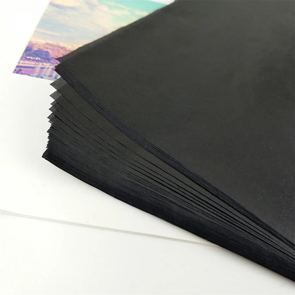 

10PCS Black Carbon Copy Paper for Hand, Typewriters and Word Processors Finance Copy Paper Office School New Stationery