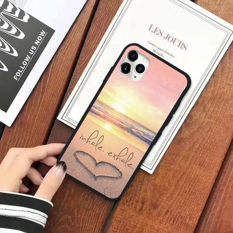 

Summer Beach Relax Starfish Ocean Sun Phone Case for iPhone 11 12 pro XS MAX 8 7 6 6S Plus X 5S SE 2020 XR