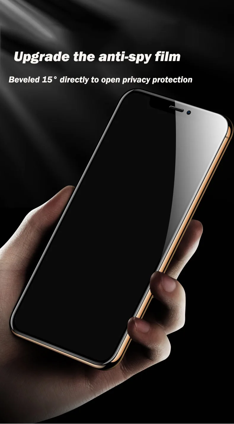 Защитное стекло для сохранения личной информации пленка для iPhone 11 pro XS Max X XR анти шпионское закаленное стекло для iPhone 6 6s 7 8 plus защитное стекло