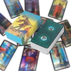 Карты Tarot с руководством на испанском французском терминале с терминалом Оракул, Новые Романтические углы, игра на колесах для семьи, настольная игра