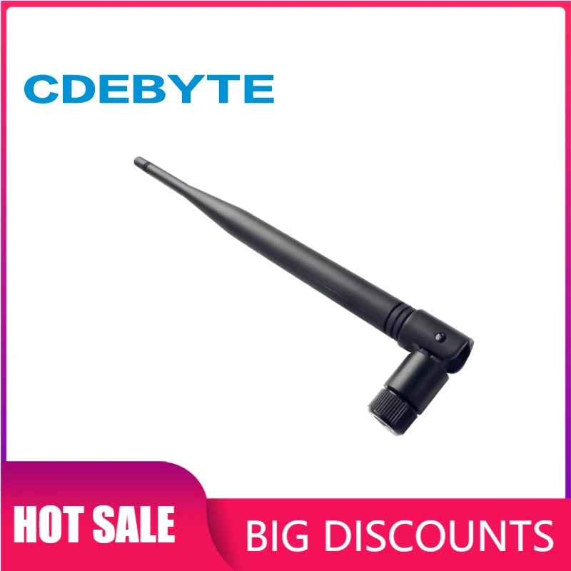 

TX433-JKS-20 433MHz WIFI Antenna High Gain 3.0dBi SMA-J interface 50 Ohm Uhf Flexible Omnidirectional Antena tv Exterior