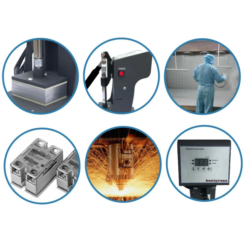 Мини термопресс для алюминиевых пластин с двойным нагревом сублимационная