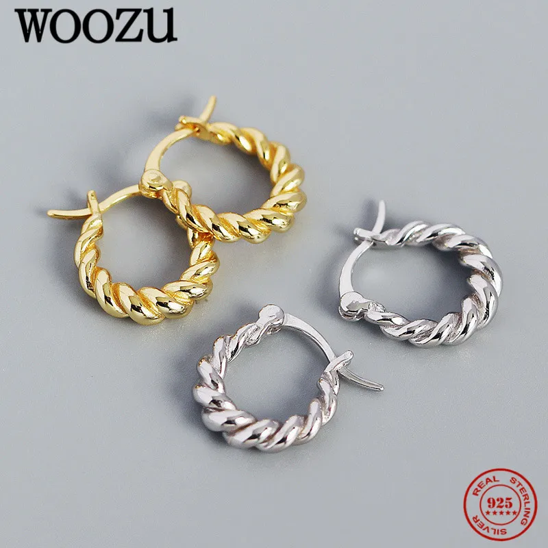 

Женские серьги-кольца из серебра 925 пробы в стиле панк