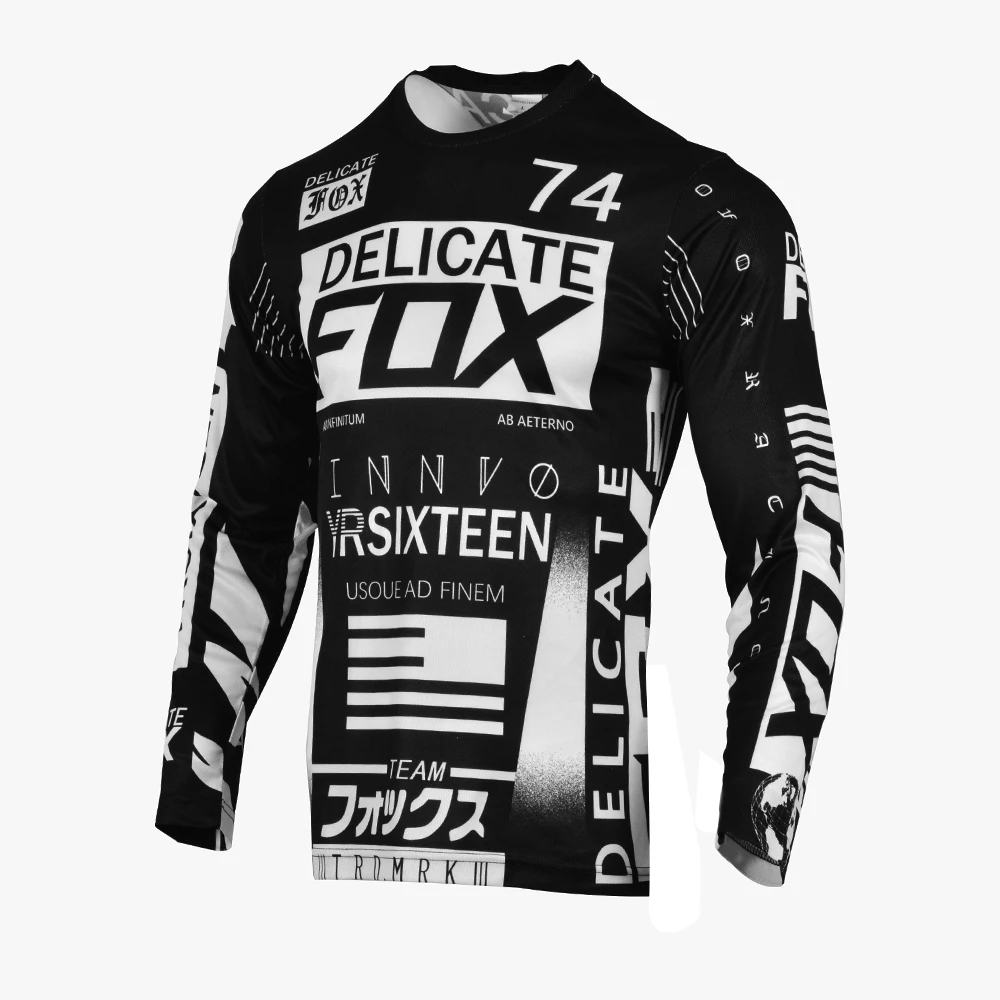 Delicate Fox 360 Flight Jersey Mountain MTB DH MX ATV Offroad Motocross Racing Men's Green T-shirt | Автомобили и мотоциклы