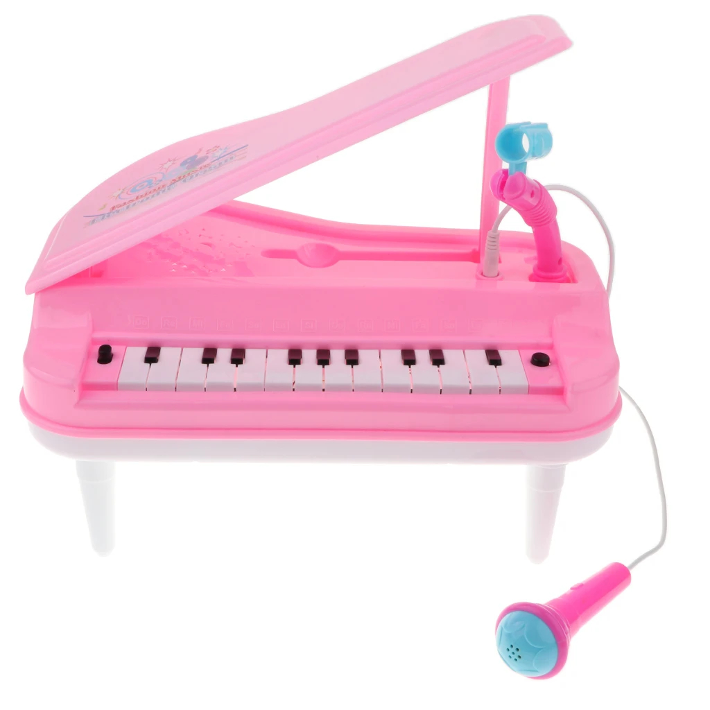 

Mini Battery Organ Piano With Microphone 23 Keys Keyboard Kids Toy