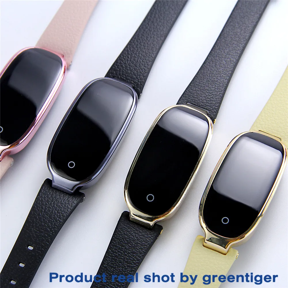 Greentiger S3 смарт-браслет модные женские Смарт-часы монитор сердечного ритма фитнес-трекер умный браслет подарок леди