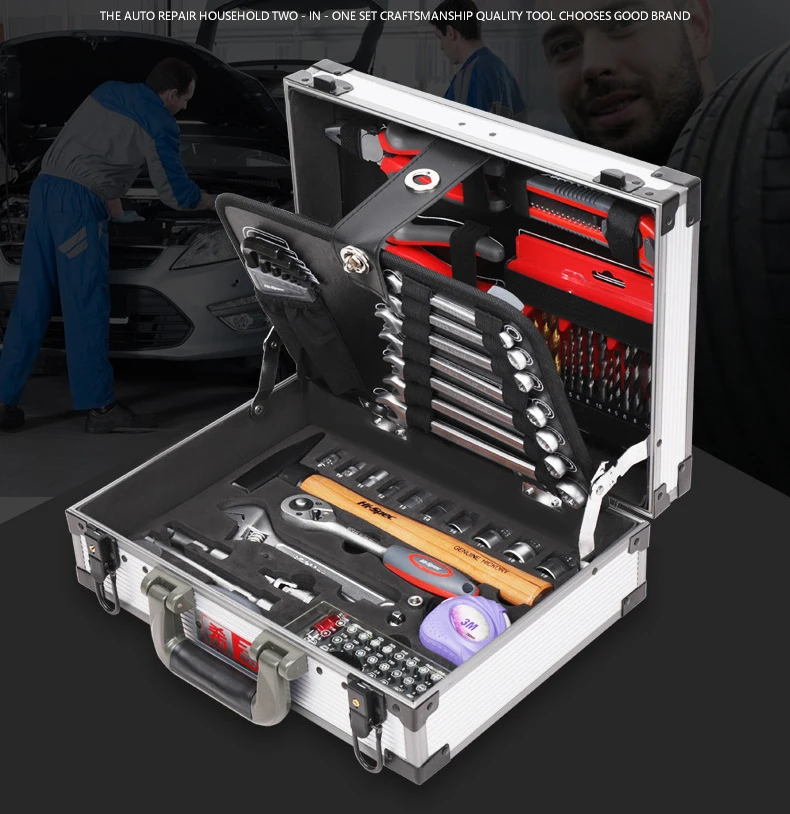 Бытовыми торцевой ключ набор инструментов авто ремонт инструмент комбинация