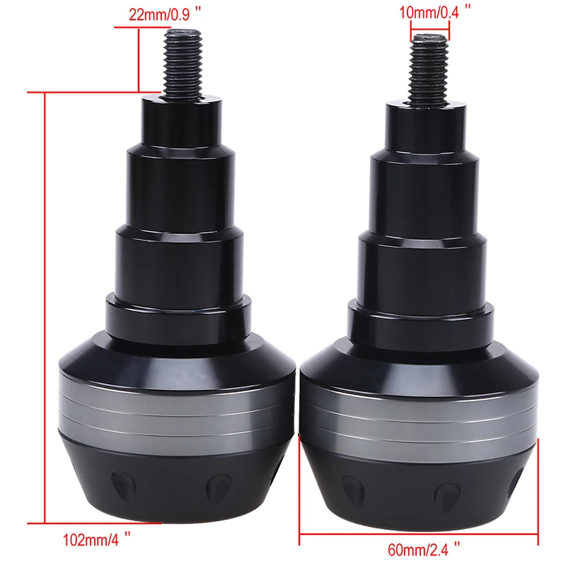 POSSBAY Универсальный CNC алюминиевый сплав защита от падения мотоцикла титановая