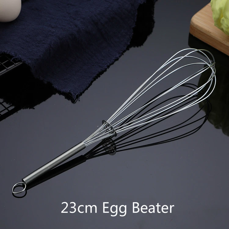 

Household Hand-Held Egg Beater Whisk Egg Mixer Stainless Steel Cake Baking Tools Kitchen Gadgets