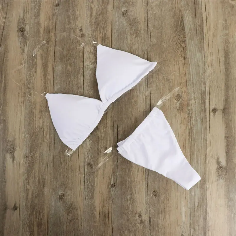 Жаркое лето Для женщин прозрачные бретельки с лямкой через шею сплошной микро