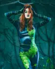 Костюм для косплея Птицы хищных, Памела Лиллиан Изли, боди с ядовитым плющом, комбинезон супергероя на Хэллоуин для взрослых и детей