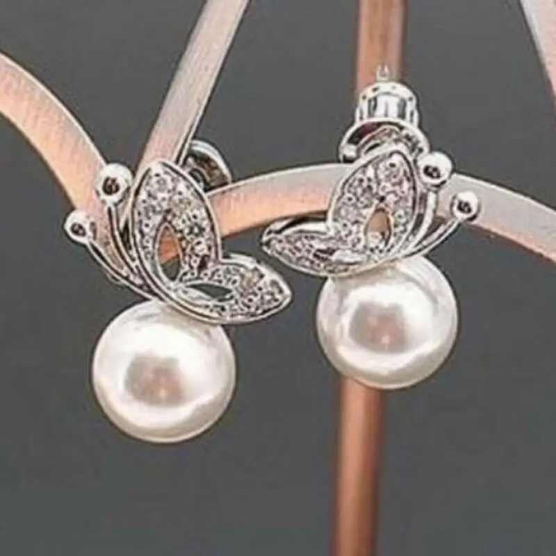 Женские серьги гвоздики с жемчугом|Серьги-гвоздики| |