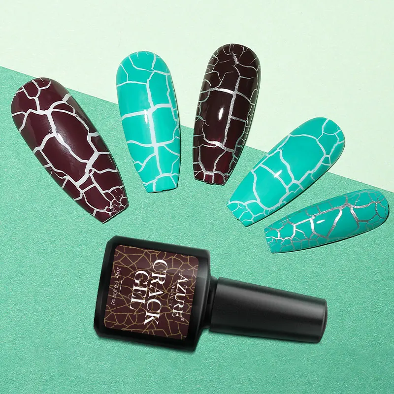 Modelones 9 шт./лот дизайн ногтей кракле Гель лак для долговечный Гибридный