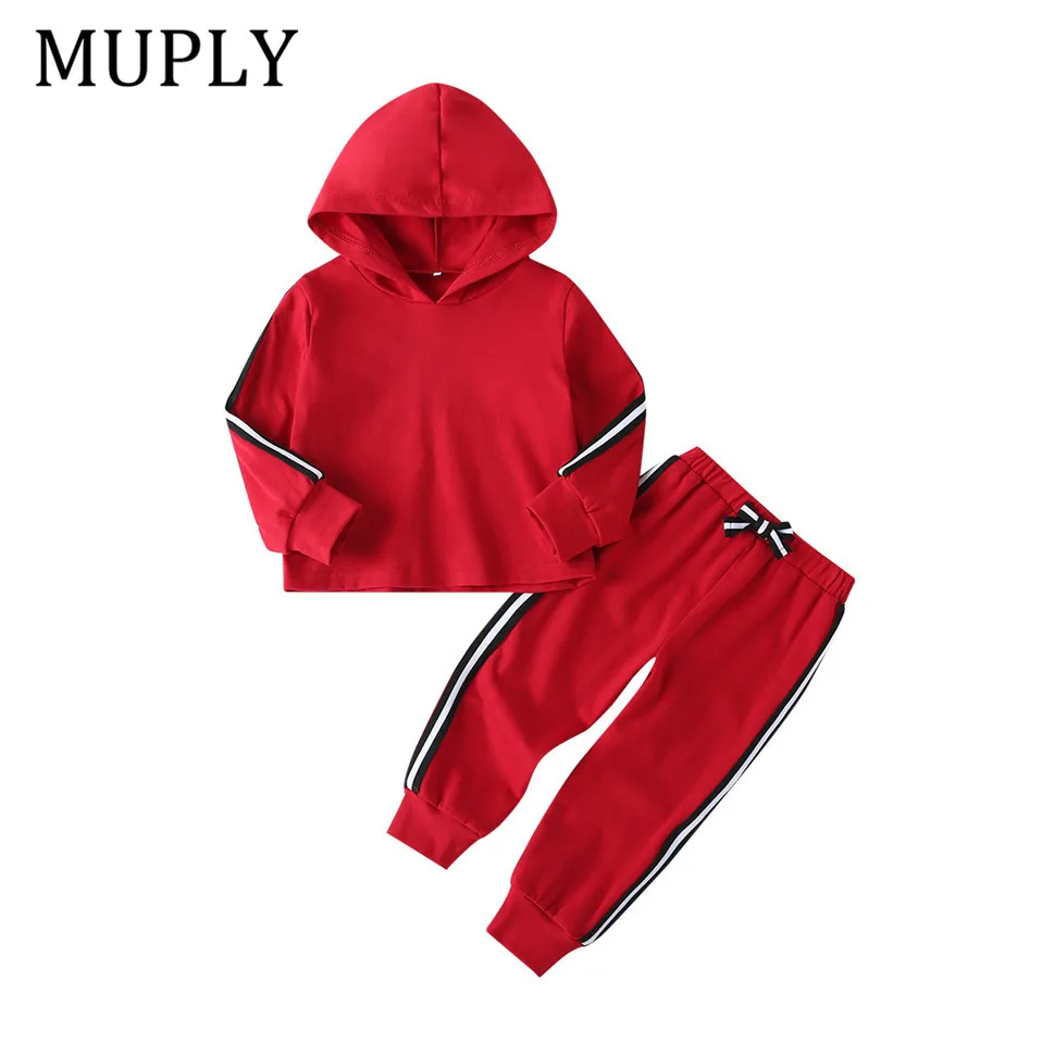 

2021 Spring Baby Clothes 2pcs Toddler Kids Baby Boy Girls Clothes Set Hooded+ Pants Leggings Outfits 0-4Y