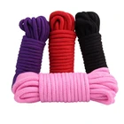 5 м10 м SM хлопковая веревка бондаж веревка для ролевых игр секс-игрушки для взрослых 18 Интимная Сексуальная игра для пар игрушка женская Мягкая Веревка