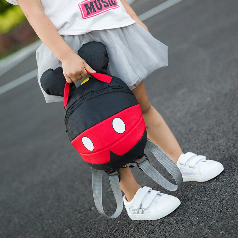 Детский рюкзак с героями Диснея и Минни предотвращающий потерю мультяшным Микки