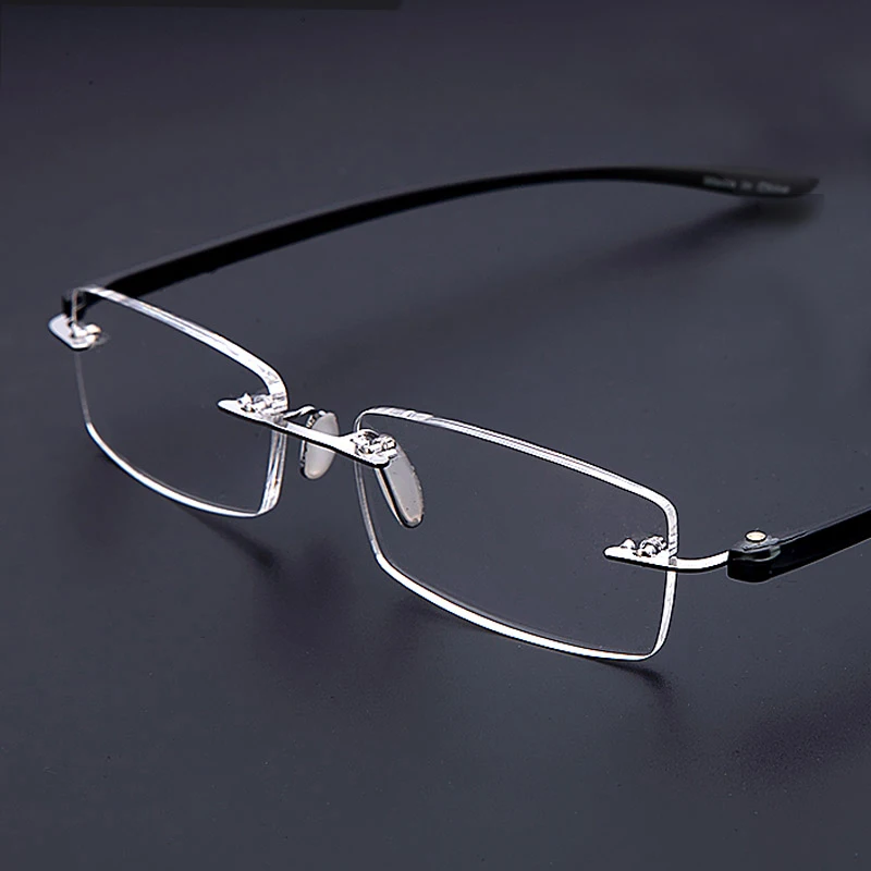 

Rolipop Rimless Reading Glasses Men Prescription Ladies Readers Metal Anti-fatigue Presbyopic Magnifying