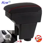 Подлокотник для Chevrolet AveoLova T200T250 2002-2011 двухслойный Телескопический большой центральный контейнер для хранения с USB светодиодный Одом