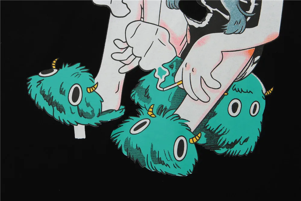 

UNCLEDONJM 2021 Anime tshirt harajuku anime clothes Summer Cartoon t shirt Streetwear graphic t shirts oversized t shirt U98043