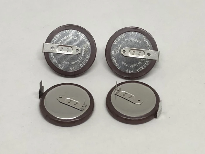 

4pcs/lot Panasonic VL2330/HFN 3V 50mah VL2330 180 degrees Rechargeable Lithium Battery Coin Cell for Car Key Button
